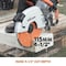 Evolution 12" Premium Electric Concrete Saw with Dust Suppression R12DCT - alternate 7